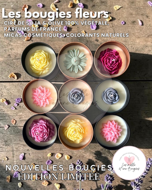 BOUGIES FLEURS (ÉDITION LIMITÉE) Bougies : Bonne fête maman ❤️