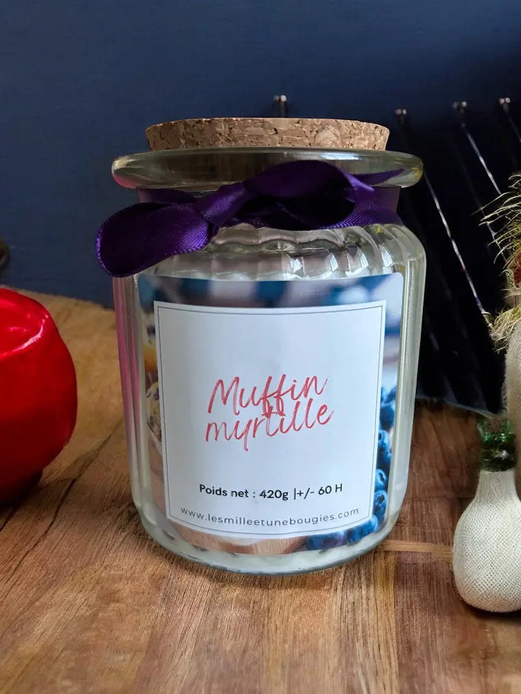 MUFFIN MYRTILLE - Les mille et une Bougies