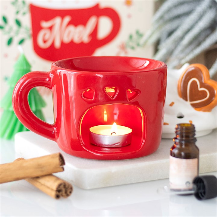 BRÛLEUR "Tasse chocolat" POUR FONDANTS PARFUMÉS 🍫