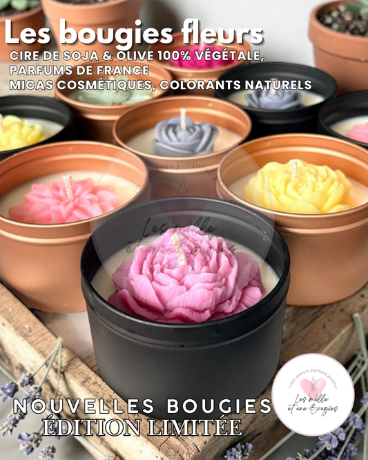 BOUGIES FLEURS (ÉDITION LIMITÉE) Bougies : Bonne fête maman ❤️