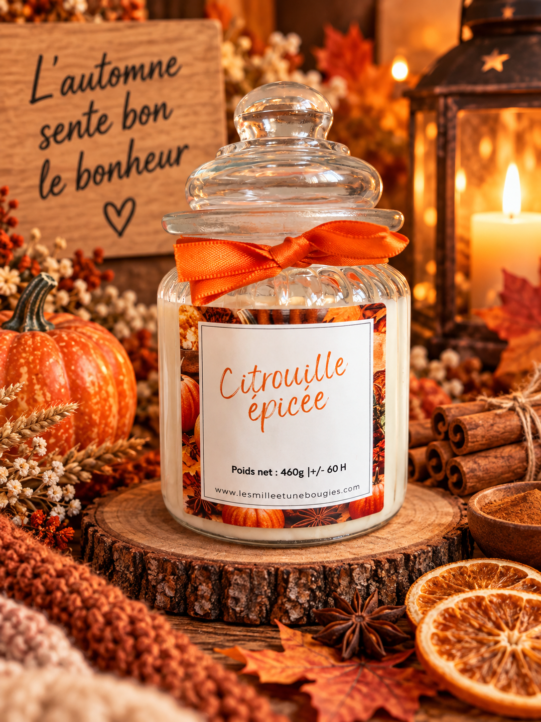 CITROUILLE ÉPICÉE (NOUVEAUTÉ) 🍁🆕