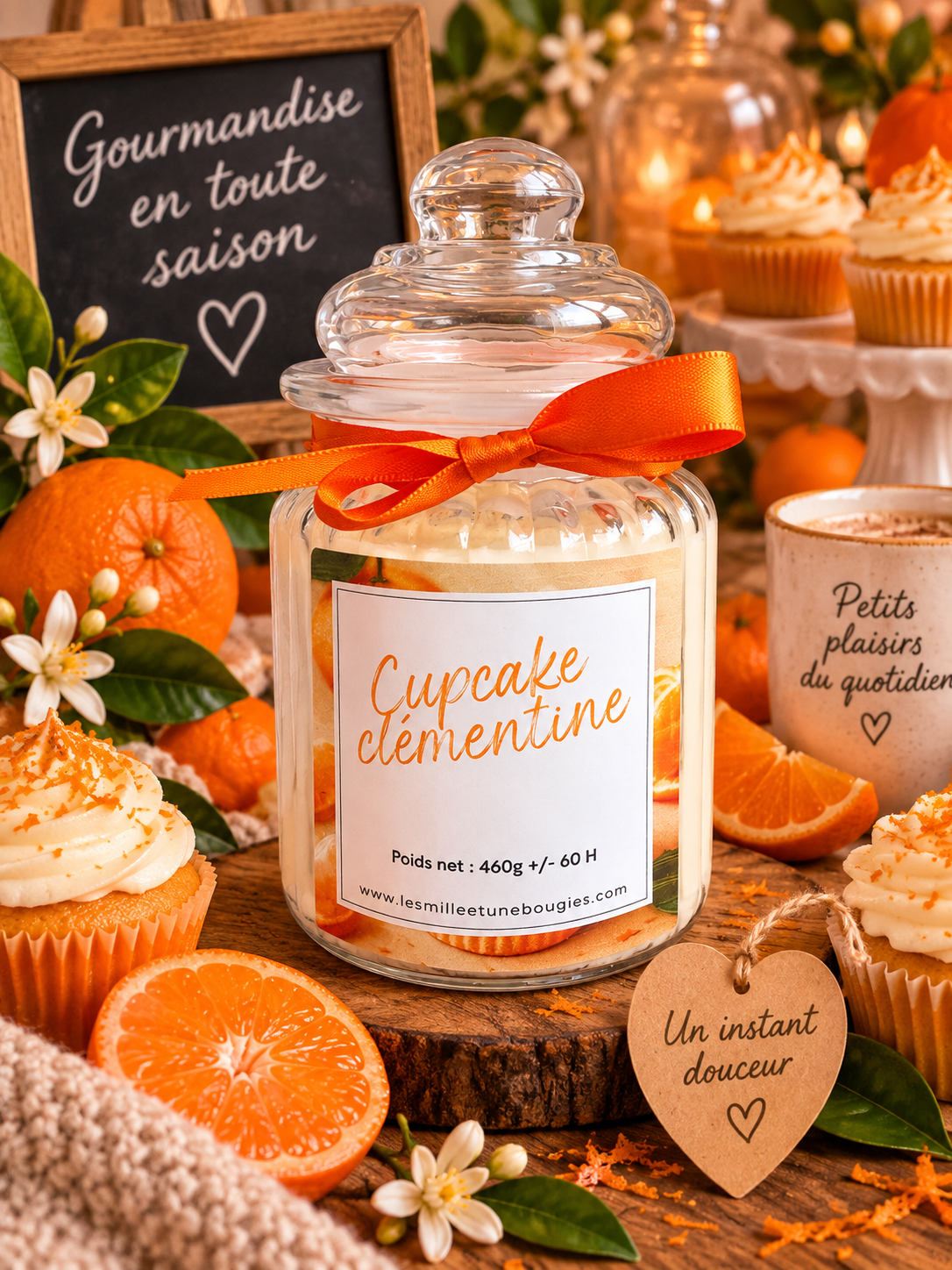CUPCAKE CLÉMENTINE (NOUVEAUTÉ) 🍁🆕
