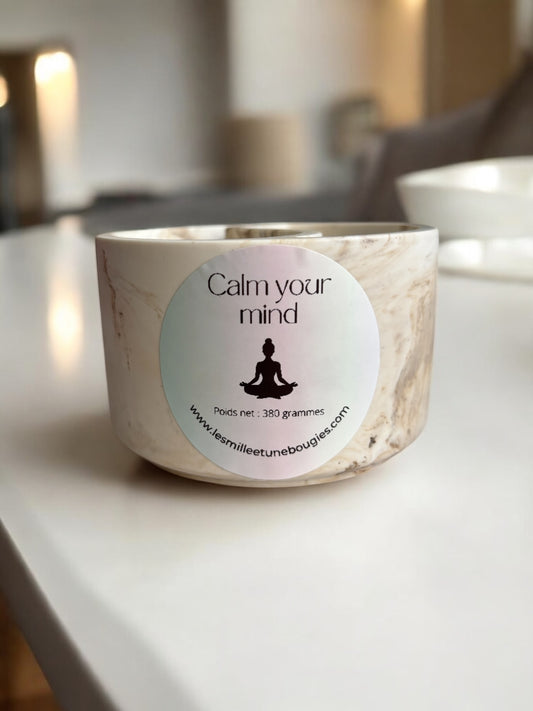 CALM YOUR MIND (Nouveauté) ☀️ - Les mille et une Bougies