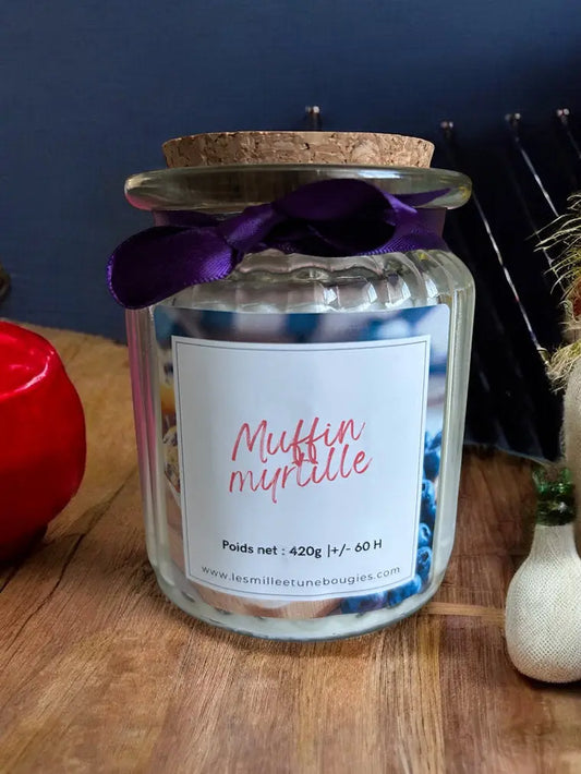 MUFFIN MYRTILLE - Les mille et une Bougies