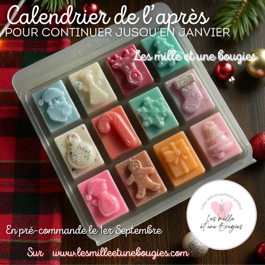 CALENDRIER DE L'APRES 12 fondants parfumés
