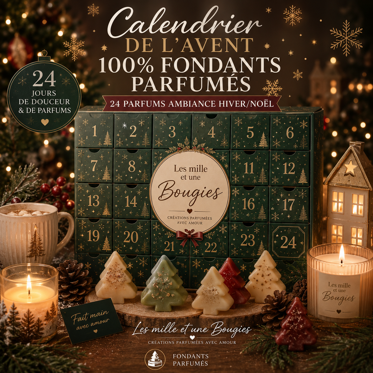Calendriers de l'avent 100% FONDANTS 2026