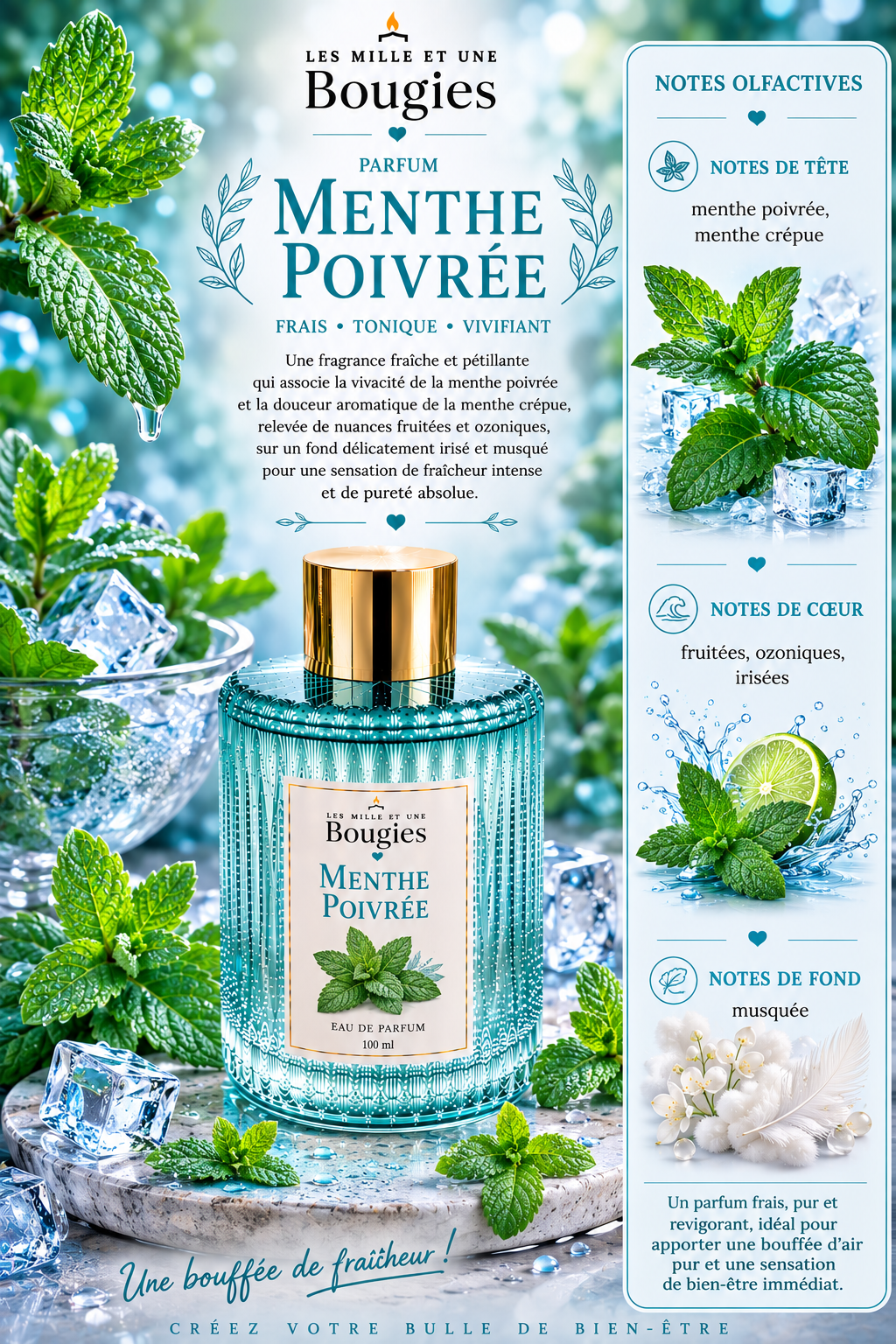 Fondants parfumés FLEURIS/ FRAIS  🧺